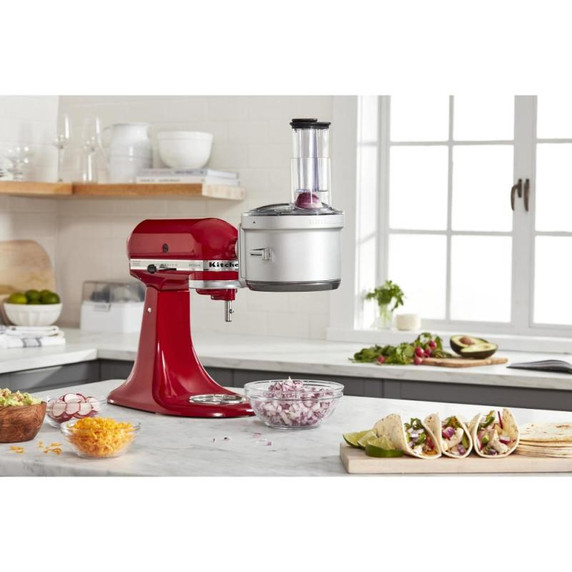 Kitchenaid® Extension robot culinaire avec ensemble de tranchage en dés de style commercial. KSM2FPA