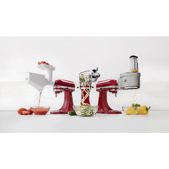 Kitchenaid® Accessoire robot culinaire avec ensemble de tranchage en dés de style commercial. KSM2FPA