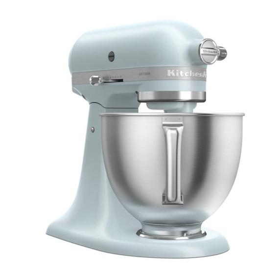Batteur sur socle KitchenAid® de 5 pintes avec bol en acier inoxydable brossé. KSM192XDMI