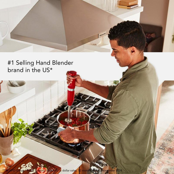 Kitchenaid® Mélangeur à main sans fil à vitesses variables av/ accessoires KHBBV83ER