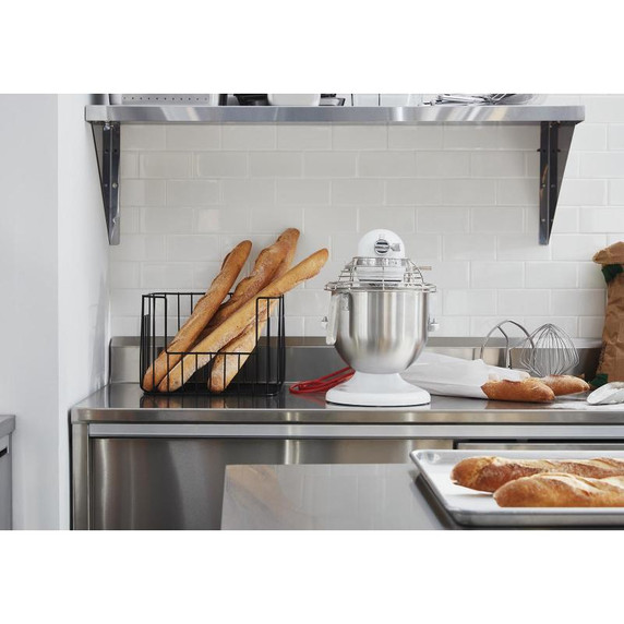 Kitchenaid® Batteur sur socle à bol relevable de 8 pintes, série commerciale certifié NSF KSMC895WH