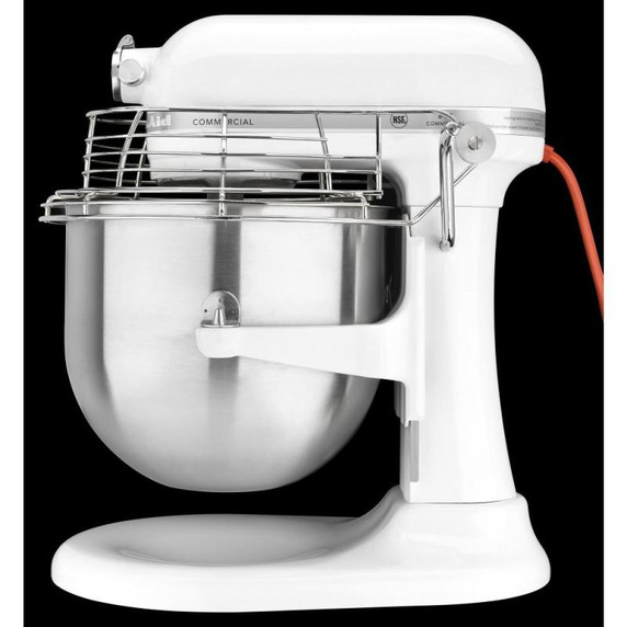 Kitchenaid® Batteur sur socle à bol relevable de 8 pintes, série commerciale certifié NSF KSMC895WH
