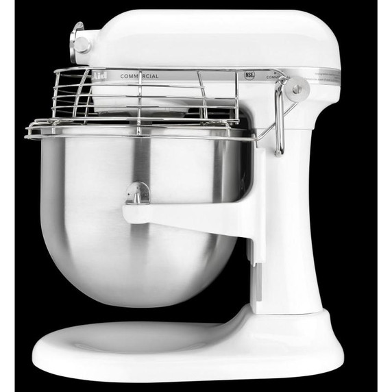 Kitchenaid® Batteur sur socle à bol relevable de 8 pintes, série commerciale certifié NSF KSMC895WH