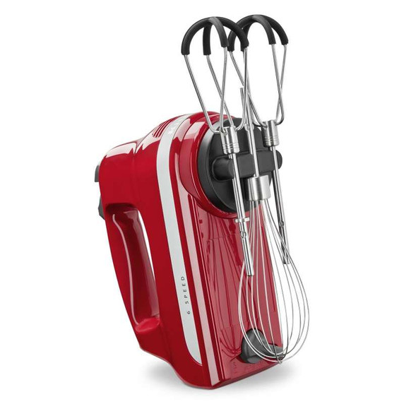 Kitchenaid® Batteur à main à 6 vitesses avec fouets à bords souples KHM6118CU