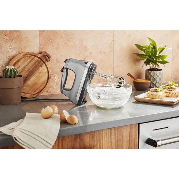 Kitchenaid® Batteur à main à 6 vitesses avec fouets à bords souples KHM6118CU