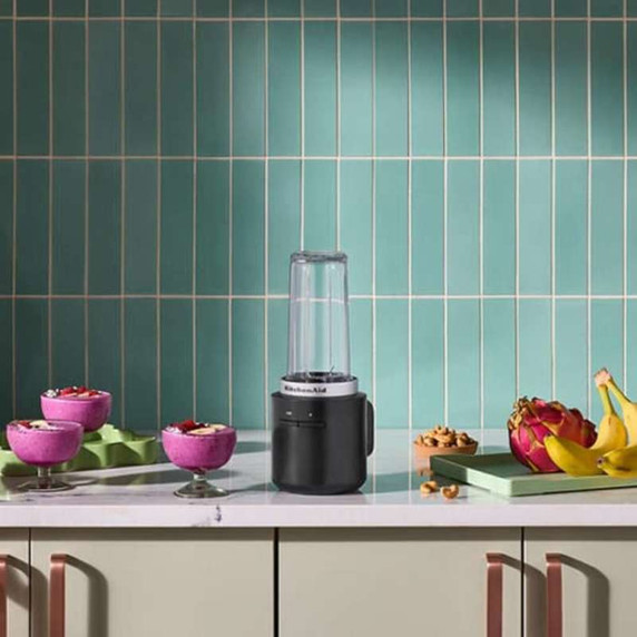 Mélangeur individuel KitchenAid Go™ sans fil - pile vendue séparément KSBR200BM