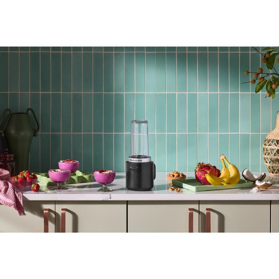 Mélangeur individuel KitchenAid Go™ sans fil - pile vendue séparément KSBR200BM