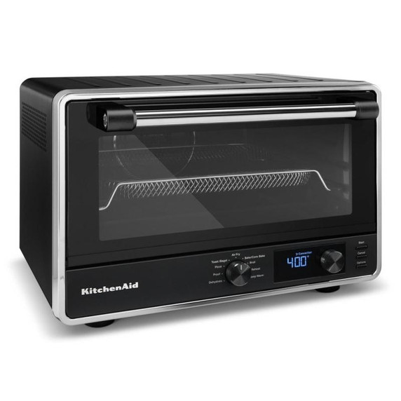 Kitchenaid® Four de comptoir numérique avec cuisson de pizza et friture à air KCO128BM
