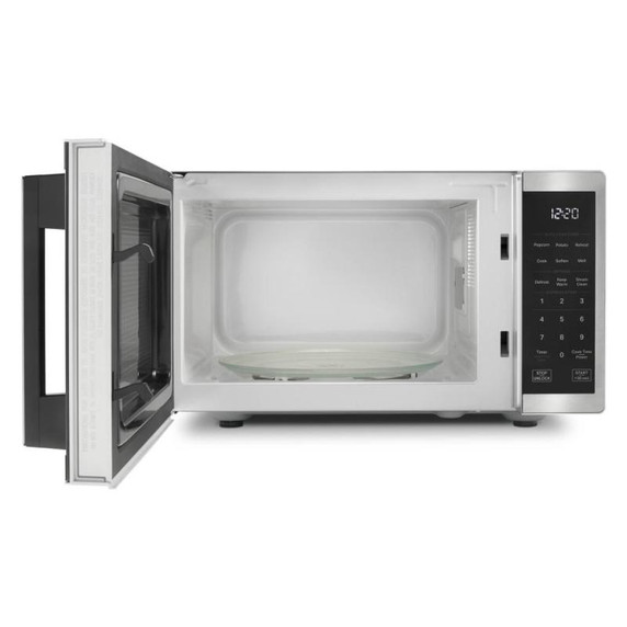 Whirlpool® Four à micro-ondes de comptoir avec nettoyage à la vapeur de 900 watts - 0.9 pi cu WMCS3019RS