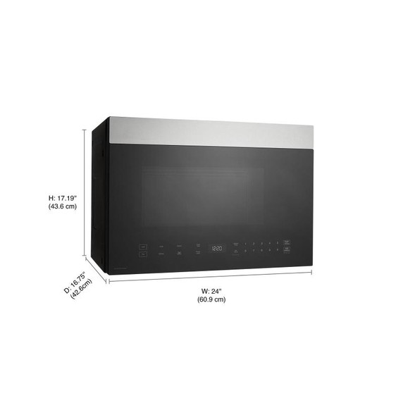 Four à micro-ondes à hotte intégrée compact - 1.4 pi cu UMMS5024SS
