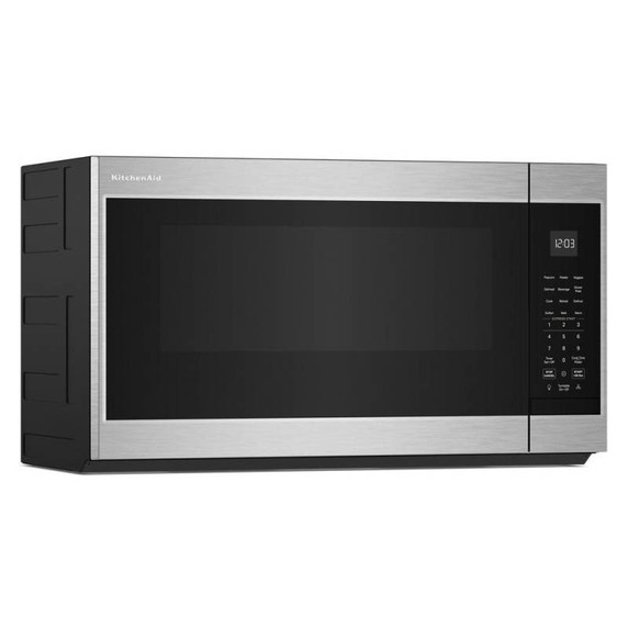 Four à micro-ondes à hotte intégrée au design encastré affleurant* KitchenAid® - 1.9 pi cu YKMMS130RPS