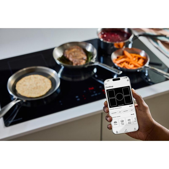 Kitchenaid® Table de cuisson à induction Temp Cook™ avec 5 zones de cuisson - 36 po KCIT736SSS