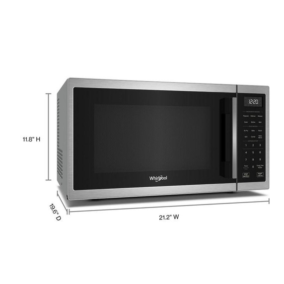 Whirlpool® Four à micro-ondes de comptoir tout en un avec friture à air de 900 watts - 0.9 pi cu WMCS5522RS