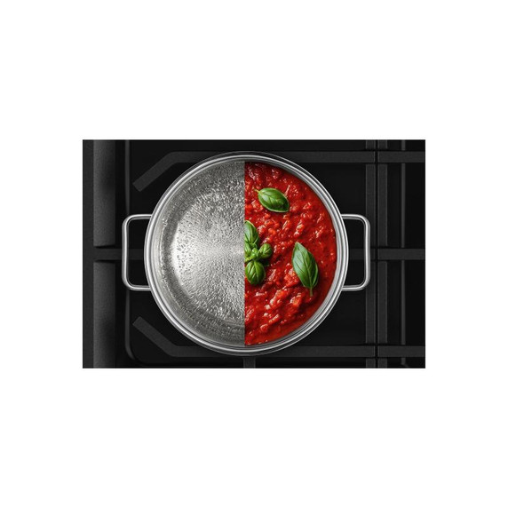 Kitchenaid® Cuisinière au gaz non encastrée intelligente avec modes de cuisson à convection - 5 pi cu KFGS530SPS