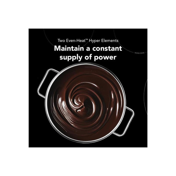 Kitchenaid® Cuisinière électrique coulissante avec deux éléments Even-Heat™ Hyper et modes de cuisson à convection - 5,3 pi cu YKSES530SJP