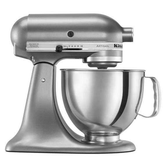 Batteur sur socle à tête  inclinable de la série Artisan KitchenAid, 5 pintes KSM150PSCU