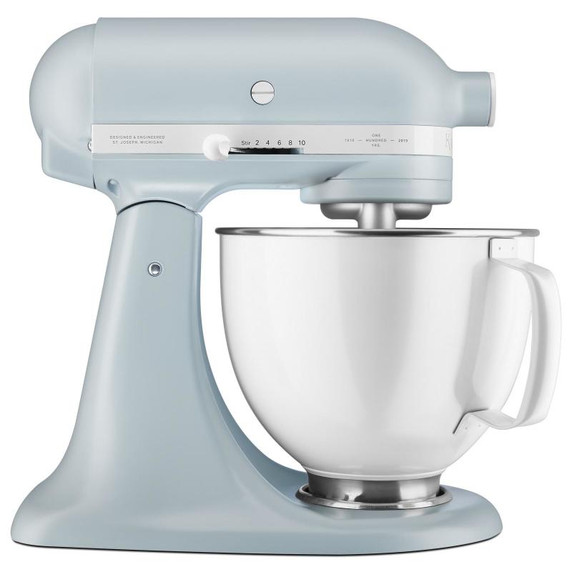 Kitchenaid® Ensemble de batteur sur socle, série limitée Heritage Artisan®, accessoire broyeur d’aliments en métal et mélangeur à main KSM180BDL1