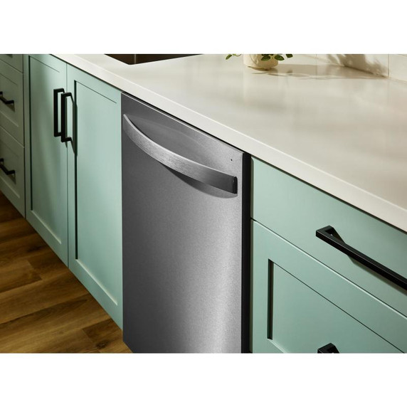 Lave-vaisselle Whirlpool® de 24 pouces avec fonction de lavage à couverture totale et séchage automatique à l'air libre, en acier inoxydable résistant aux traces de doigts WDTS8024SZ