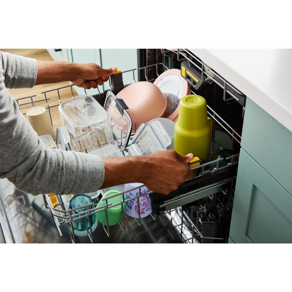 Lave-vaisselle Whirlpool® de 24 pouces avec fonction de lavage à couverture totale et séchage automatique à l'air libre, en acier inoxydable résistant aux traces de doigts WDTS8024SZ