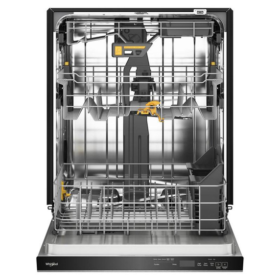Lave-vaisselle Whirlpool® de 24 pouces avec fonction de lavage à couverture totale et séchage automatique à l'air libre, en acier inoxydable résistant aux traces de doigts WDPS8024SZ