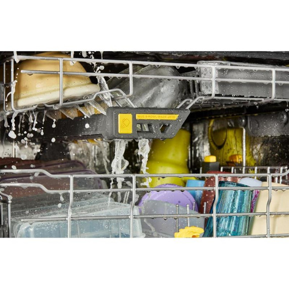 Lave-vaisselle Whirlpool® de 24 pouces avec fonction de lavage à couverture totale et séchage automatique à l'air libre, en acier inoxydable résistant aux traces de doigts WDPS8024SZ