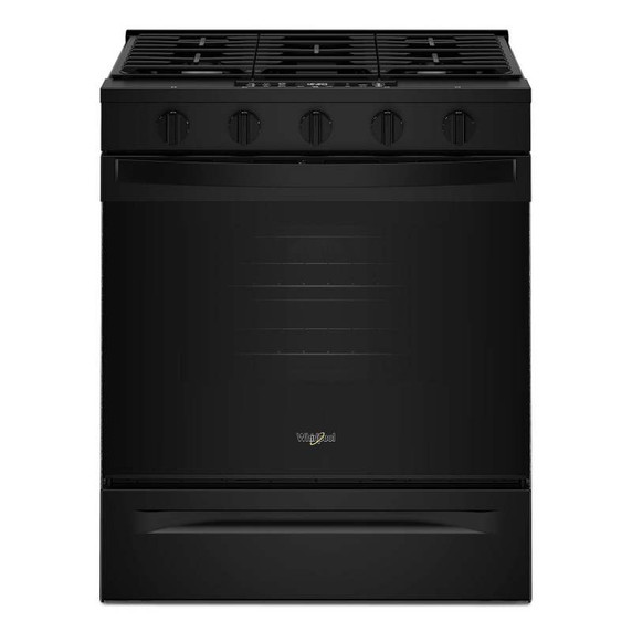 Whirlpool® Cuisinière au gaz avec technologie de cuisson à air - 30 po WSGS5030SB