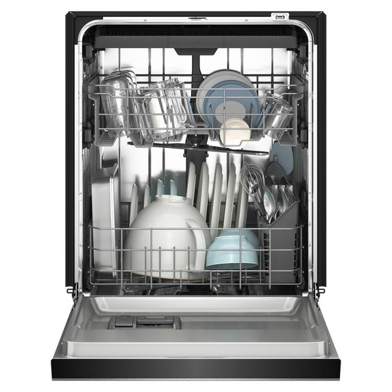 Kitchenaid® Lave-vaisselle à troisième panier à ustensiles avec plus de 30 jets de lavage à couverture totale - 47 dBA KDFS224SBL