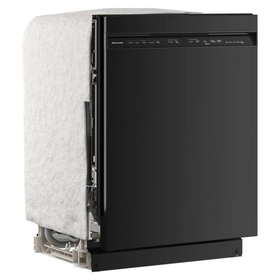 Kitchenaid® Lave-vaisselle à troisième panier à ustensiles avec plus de 30 jets de lavage à couverture totale - 47 dBA KDFS224SBL