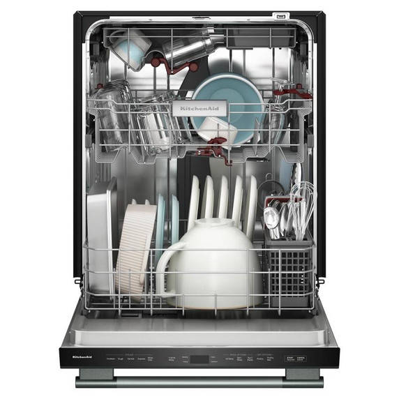 Kitchenaid® Lave-vaisselle à troisième panier avec Max Jets™ à 360° et système de séchage ProDry™ - 44 dBA KDTS424SJP