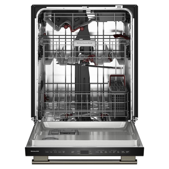 Kitchenaid® Lave-vaisselle à troisième panier avec Max Jets™ à 360° et système de séchage avancé ProDry™ et éclairage à DEL ultra vif - 44 dBA KDTS724SBE