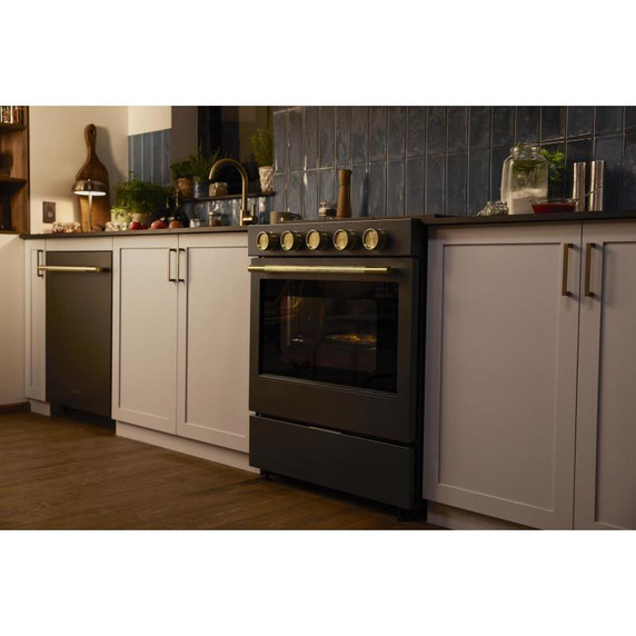 Kitchenaid® Lave-vaisselle à troisième panier avec Max Jets™ à 360° et système de séchage avancé ProDry™ et éclairage à DEL ultra vif - 44 dBA KDTS724SBE
