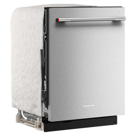 Kitchenaid® Lave-vaisselle à troisième panier avec Max Jets™ à 360° et système de séchage avancé ProDry™ et éclairage à DEL ultra vif - 44 dBA KDTS724SPS