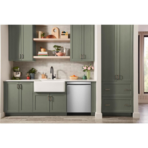Kitchenaid® Lave-vaisselle à troisième panier avec Max Jets™ à 360° et système de séchage avancé ProDry™ et éclairage à DEL ultra vif - 44 dBA KDPS724SPS