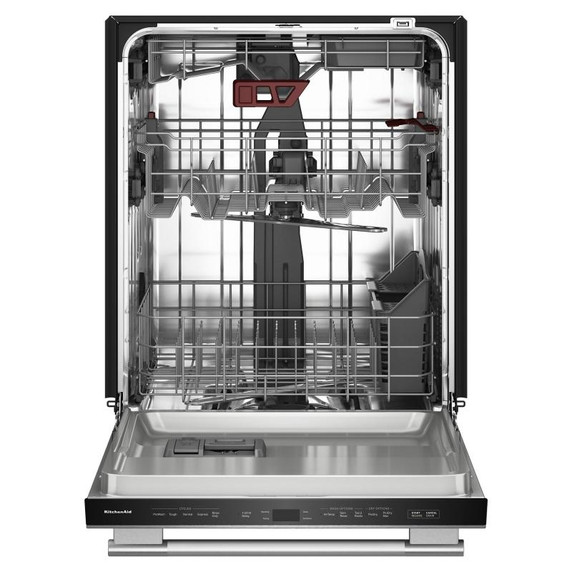 Kitchenaid® Lave-vaisselle à troisième panier avec plus de 40 jets de lavage à couverture totale - 41 dBA KDTS324SPS
