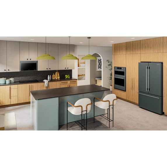 Kitchenaid® Réfrigérateur à portes françaises et profondeur de comptoir avec distributeur intérieur - 24 pi cu et 26 po KRFC236SJP