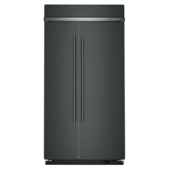 Kitchenaid® Réfrigérateur côte à côte encastré avec intérieur platine - 42 po - 25.5 pi cu KBSN742SJP