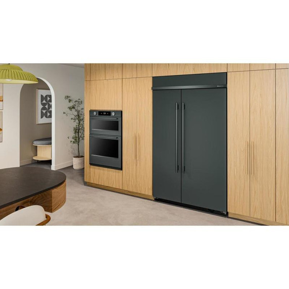 Kitchenaid® Réfrigérateur côte à côte encastré avec intérieur platine - 48 po - 30 pi cu KBSN748SJP