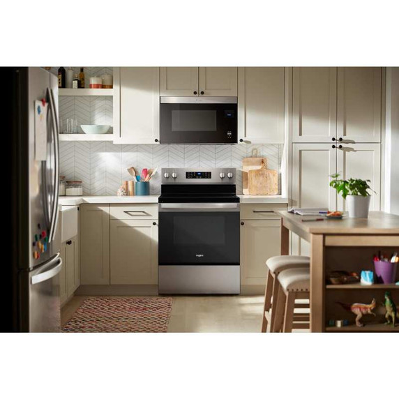 Whirlpool® Cuisinière électrique avec technologie de cuisson à air - 30 po YWFES4530SB