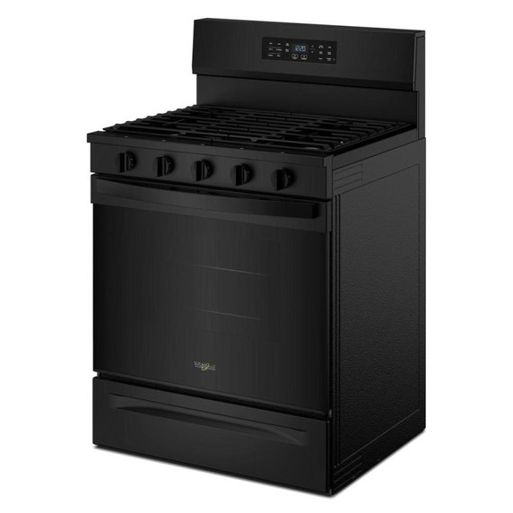 Whirlpool® Cuisinière au gaz avec technologie de cuisson à air - 30 po WFGS5730SB