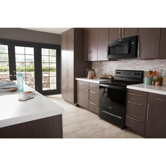 Whirlpool® Four à micro-ondes à hotte intégrée avec cuisson par détection - 1,9 pi cu - 1000 watts YWMMS3230SB