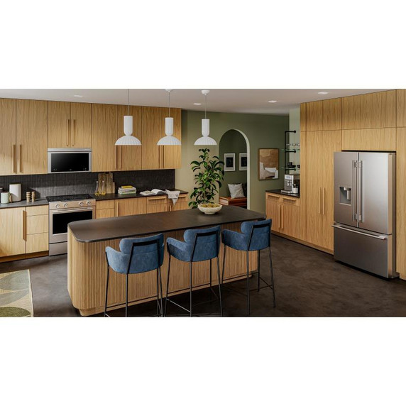 Kitchenaid® Réfrigérateur à portes françaises avec distributeur d’eau et de glaçons extérieur - 30 pi cu KRFF436SPS