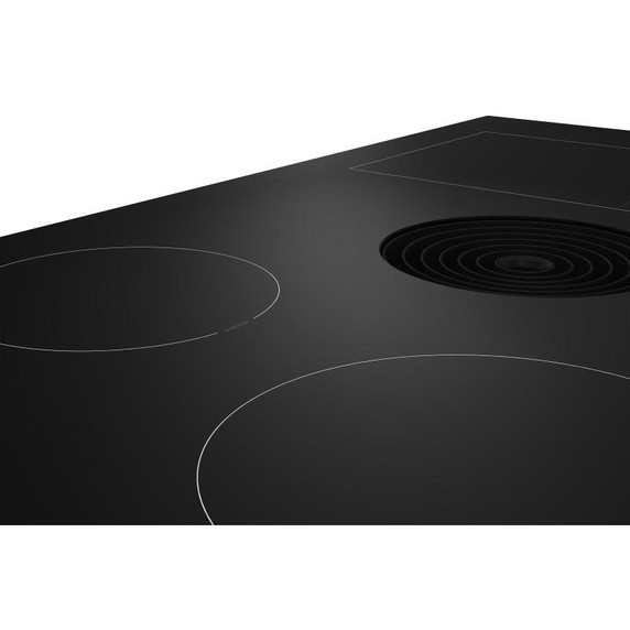Kitchenaid® Table de cuisson à induction avec évacuation descendante et très grande zone de liaison Even-Heat™ - 36 po KCID936SBL