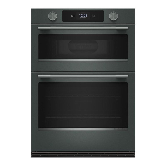 Kitchenaid® Four mural combiné électrique intelligent de 30 pouces avec modes de cuisson assistée -Genévrier KOEC730SJP