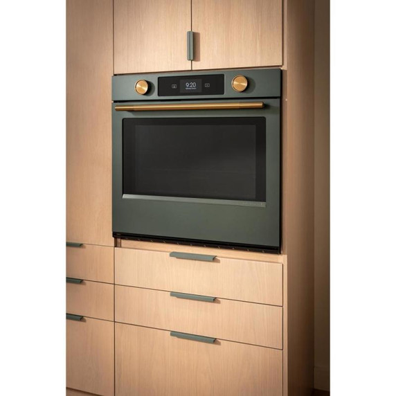 Kitchenaid® Four mural simple électrique intelligent de 30 pouces avec modes de cuisson assistée -Genévrier KOES730SJP