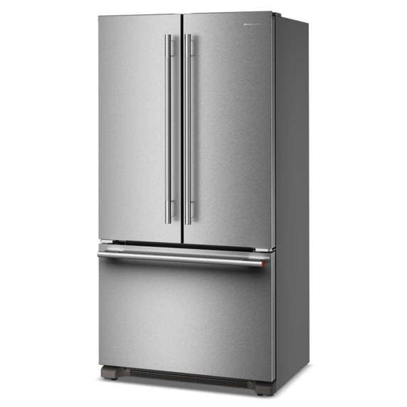 Kitchenaid® Réfrigérateur à portes françaises, profondeur de comptoir et distributeur intérieur de 22 pi cu - 36 po KRFC136TPS