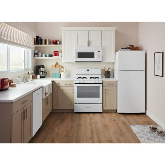 Amana® Réfrigérateur à congélateur supérieur blanc, 30 po, 19 pi cu ARTX2419SW