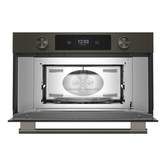 Kitchenaid® Four à micro-ondes encastré avec cuisson rapide avec friture à air de 30 po KMBS730SBE