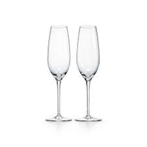 two champagne flutes