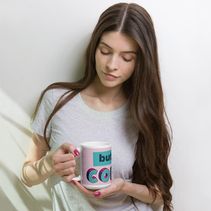 But First, Coffee White glossy mug But First, Coffee White glossy mug