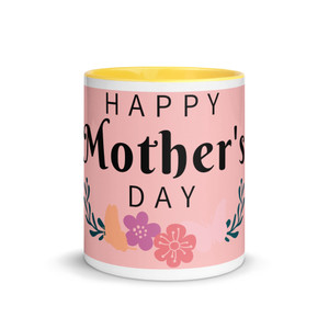 Happy Mother's Day Mug with Color Inside Happy Mother's Day Mug with Color Inside